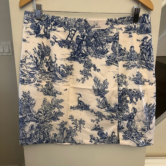 Adorable Toile Miniskirt - Picture 3 of 6
